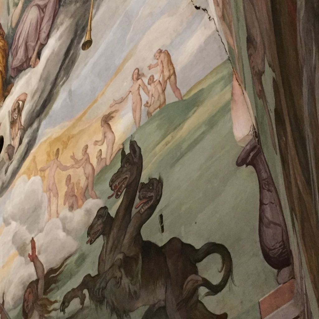 佛罗伦萨圣母百花大教堂天顶画-局部